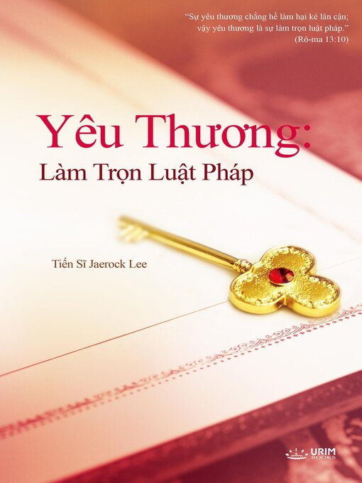Title details for Yêu Thương by Jaerock Lee - Available